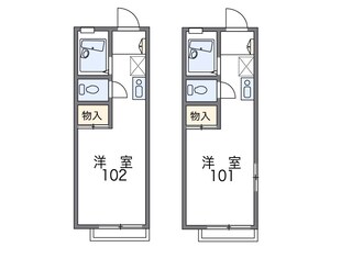 レオパレス南条の物件間取画像